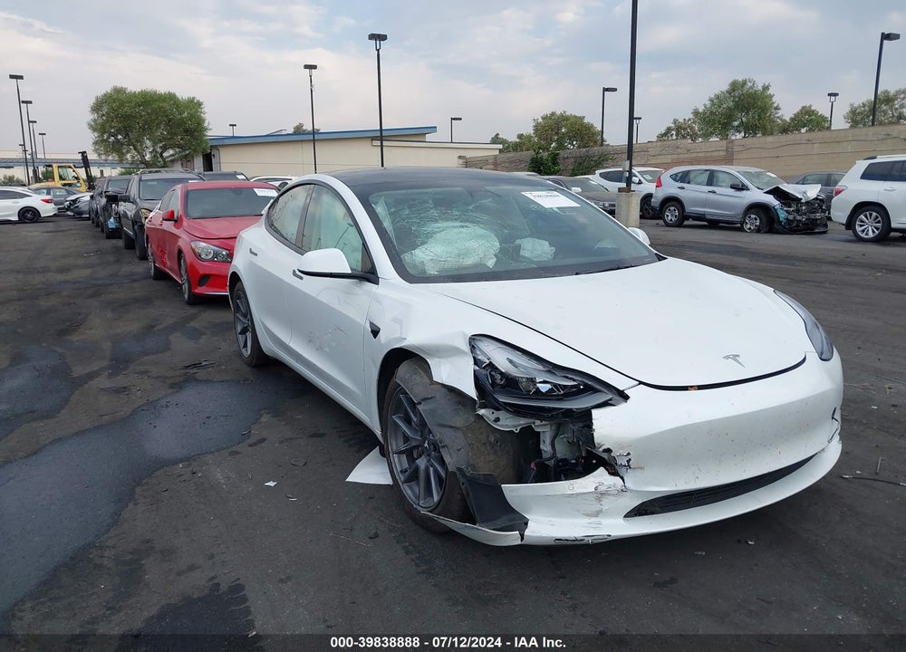 2022 TESLA MODEL 3 REAR-WHEEL DRIVE VIN: 5YJ3E1EA0NF333166