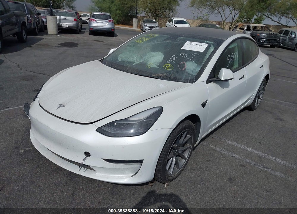 2022 TESLA MODEL 3 REAR-WHEEL DRIVE VIN: 5YJ3E1EA0NF333166