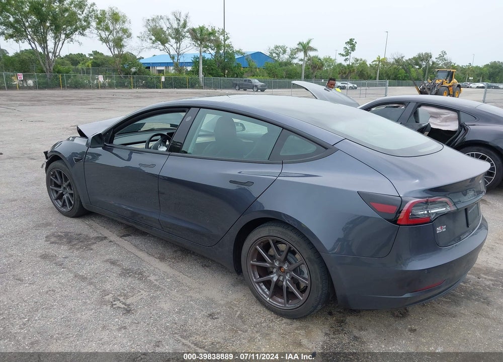 2021 TESLA MODEL 3 STANDARD RANGE PLUS REAR-WHEEL DRIVE VIN: 5YJ3E1EA4MF043818