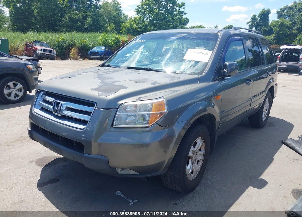 2008 HONDA PILOT VP VIN: 5FNYF18298B052480