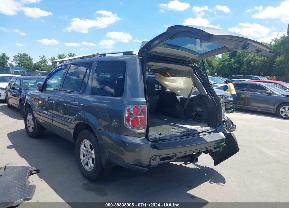 2008 HONDA PILOT VP VIN: 5FNYF18298B052480