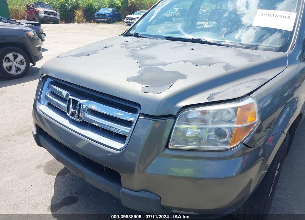 2008 HONDA PILOT VP VIN: 5FNYF18298B052480