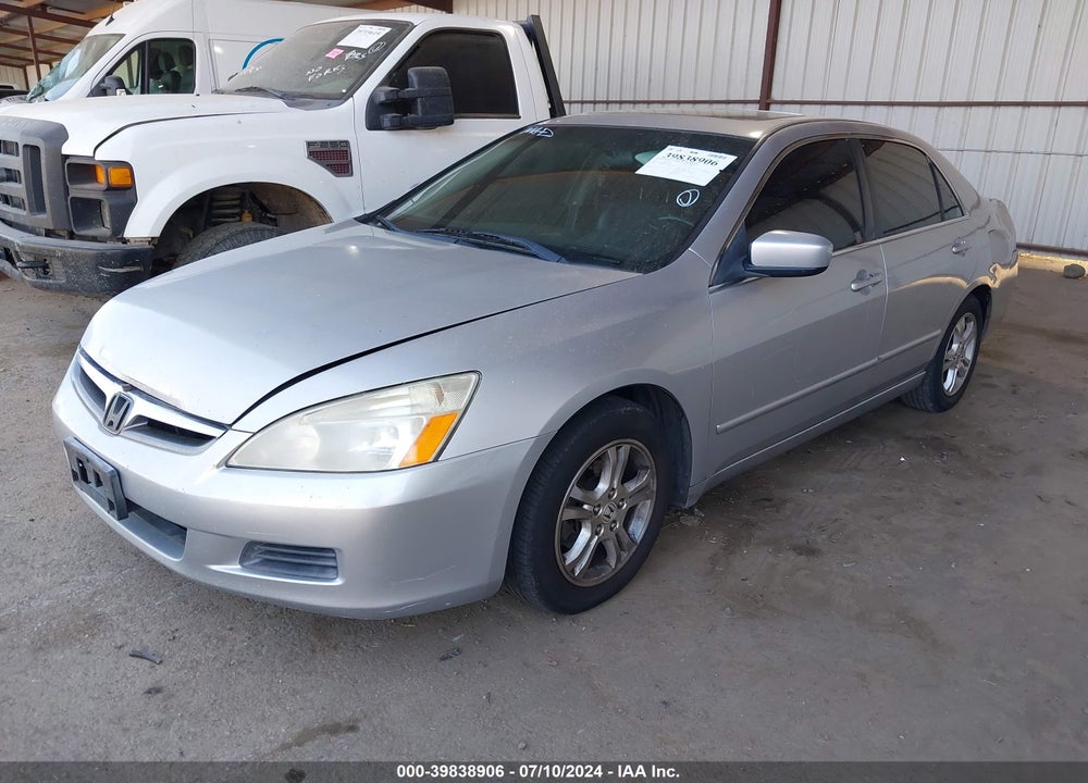 2007 HONDA ACCORD 2.4 EX VIN: JHMCM56897C002946