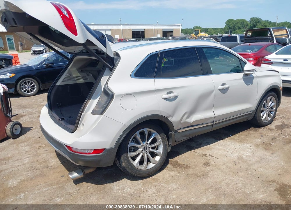 2019 LINCOLN MKC SELECT VIN: 5LMCJ2C98KUL03872