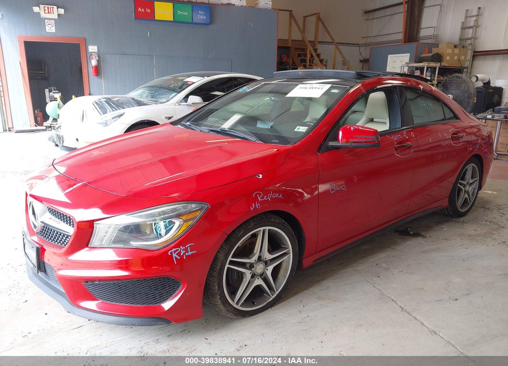 2014 MERCEDES-BENZ CLA 250 4MATIC VIN: WDDSJ4GBXEN159614