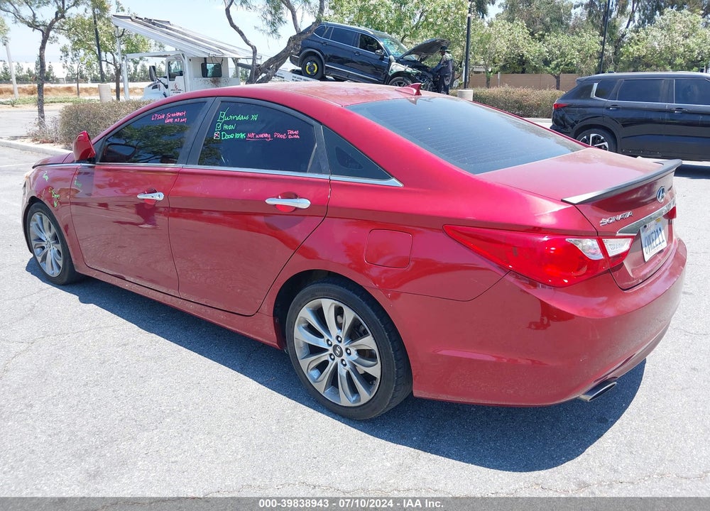 2012 HYUNDAI SONATA SE 2.0T VIN: 5NPEC4AB2CH429376