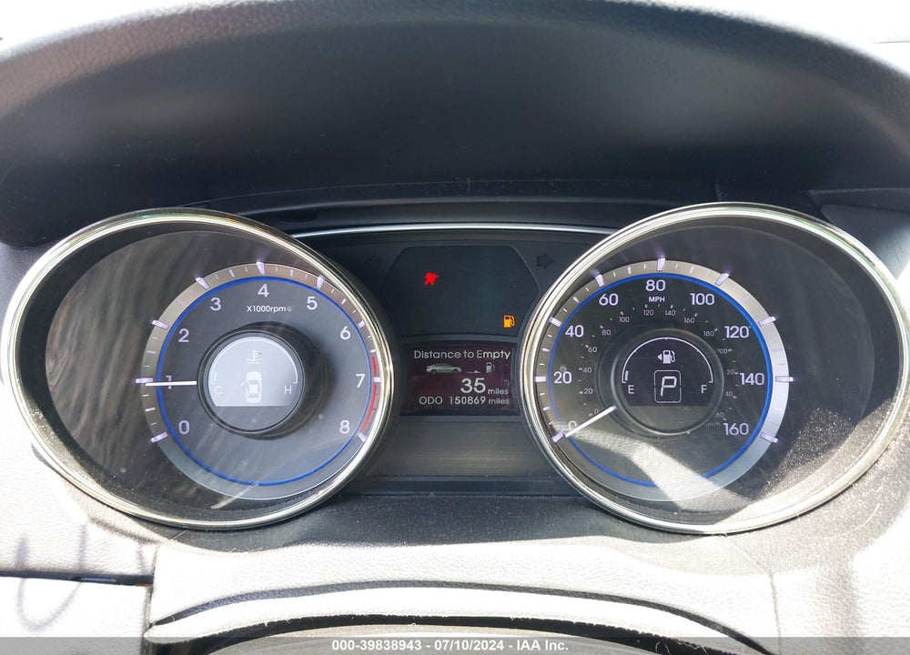 2012 HYUNDAI SONATA SE 2.0T VIN: 5NPEC4AB2CH429376