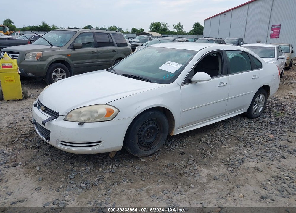 2011 CHEVROLET IMPALA LS VIN: 2G1WF5EK1B1275134