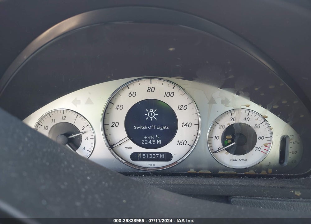 2009 MERCEDES-BENZ CLK 350 VIN: WDBTJ56HX9F267353