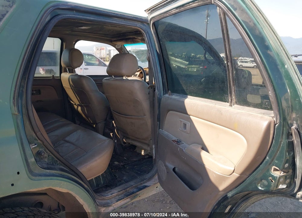 2000 TOYOTA 4RUNNER LIMITED V6 VIN: JT3HN87R5Y9031277