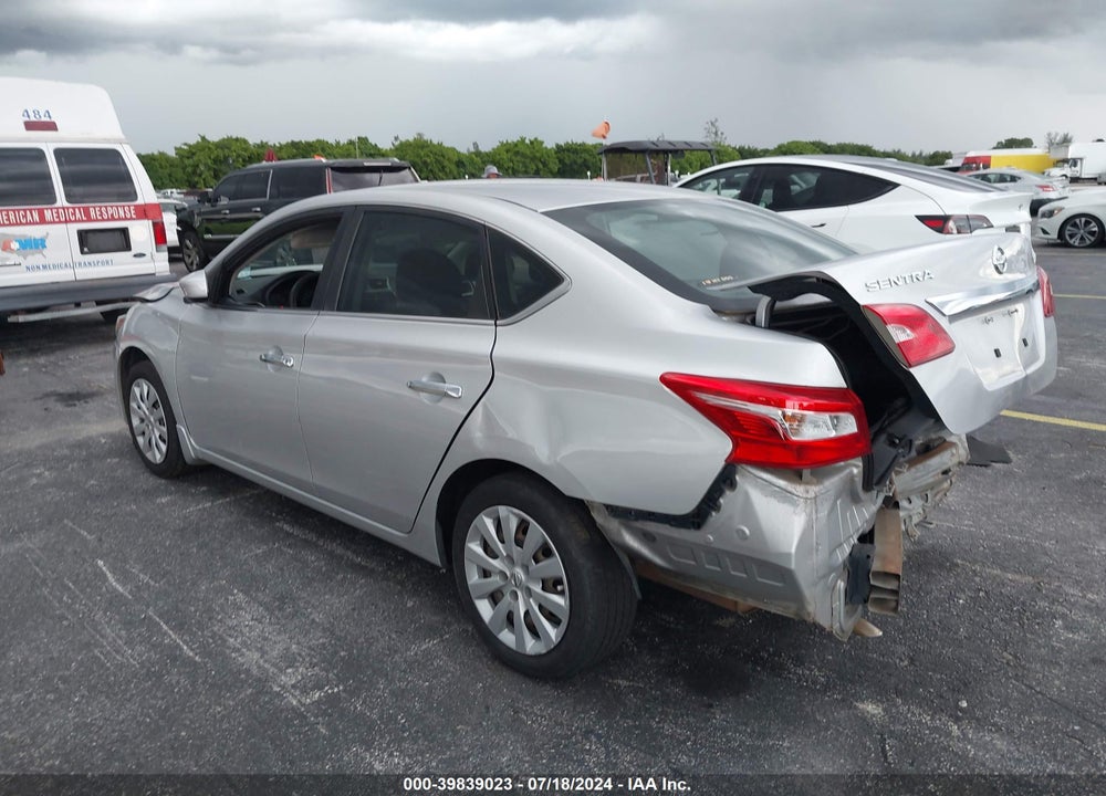 2017 NISSAN SENTRA S VIN: 3N1AB7AP2HY314174