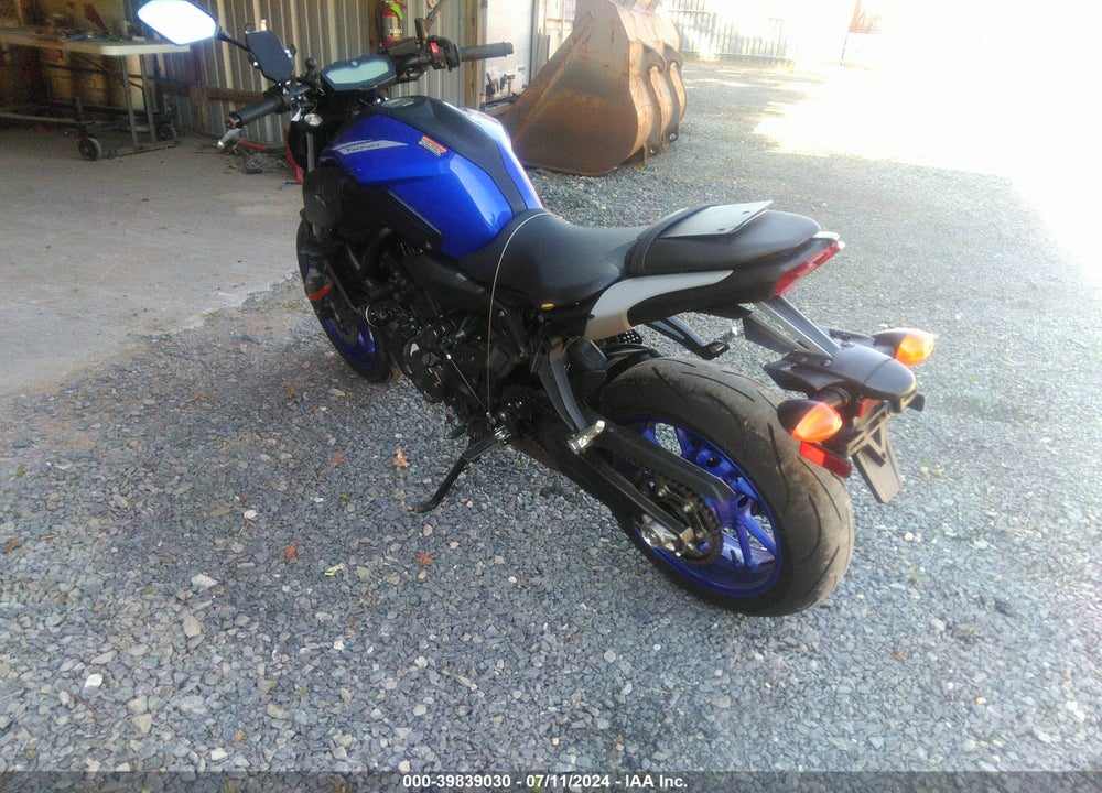 2020 YAMAHA MT07 VIN: JYARM27E2LA007597
