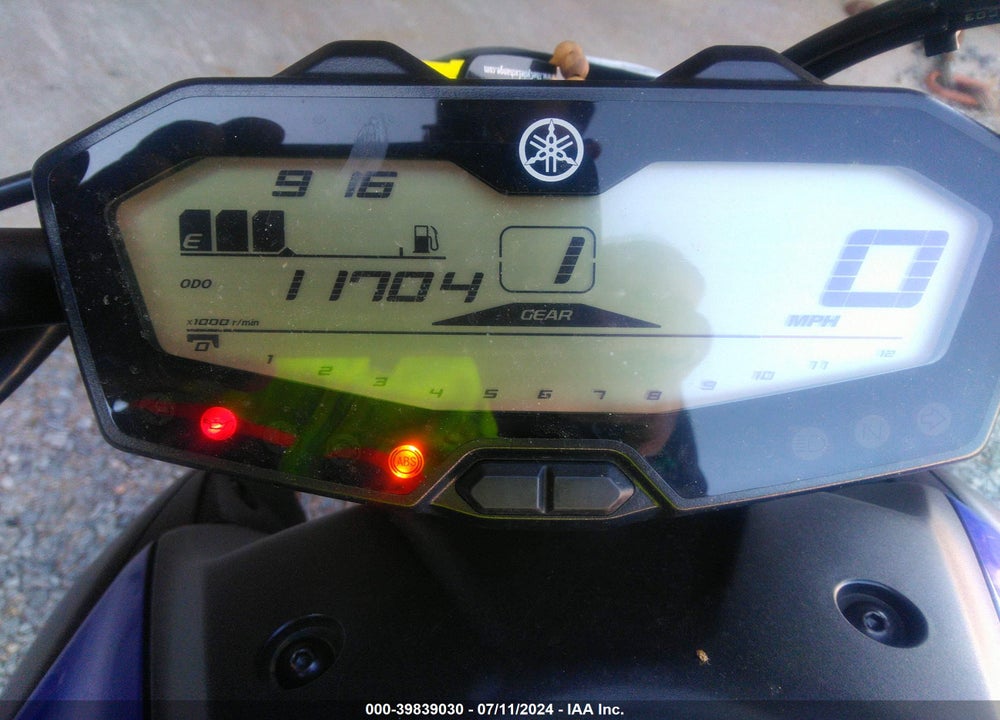 2020 YAMAHA MT07 VIN: JYARM27E2LA007597