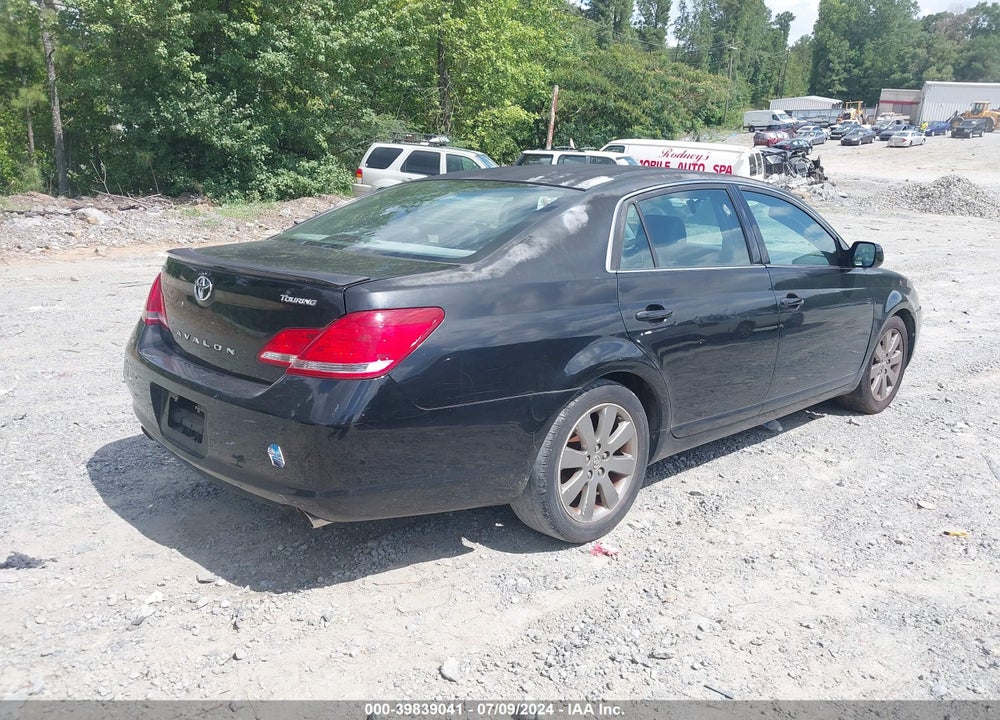 2005 TOYOTA AVALON TOURING VIN: 4T1BK36B55U009320