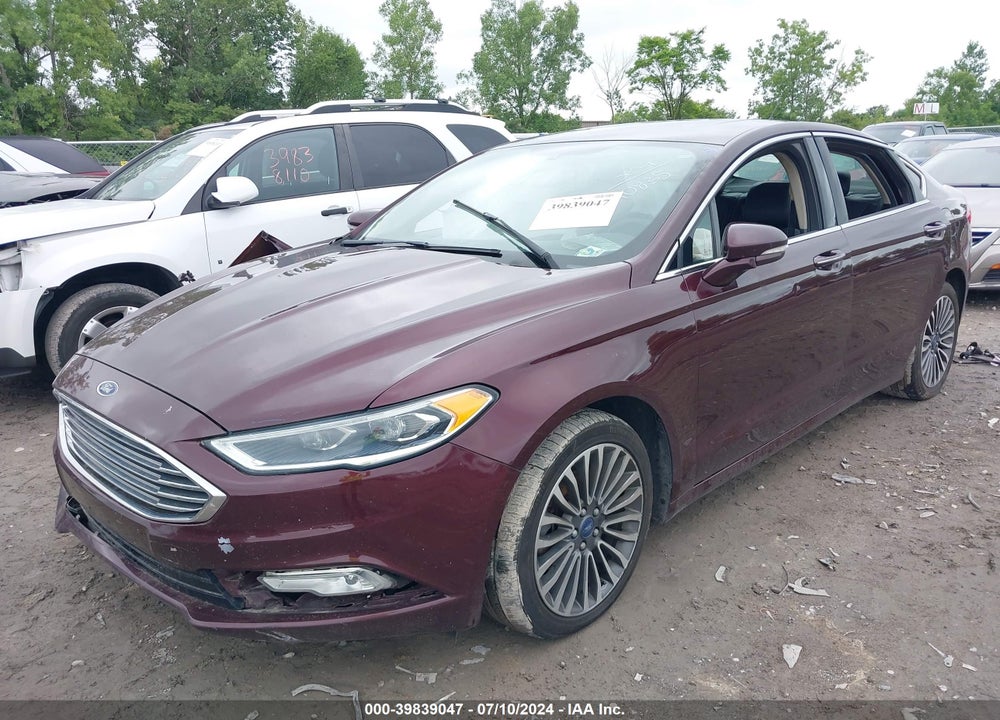 2017 FORD FUSION SE VIN: 3FA6P0T91HR138972