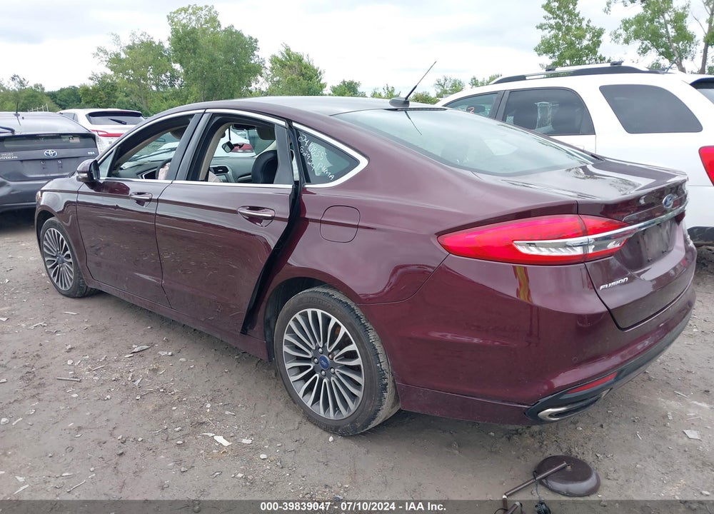 2017 FORD FUSION SE VIN: 3FA6P0T91HR138972