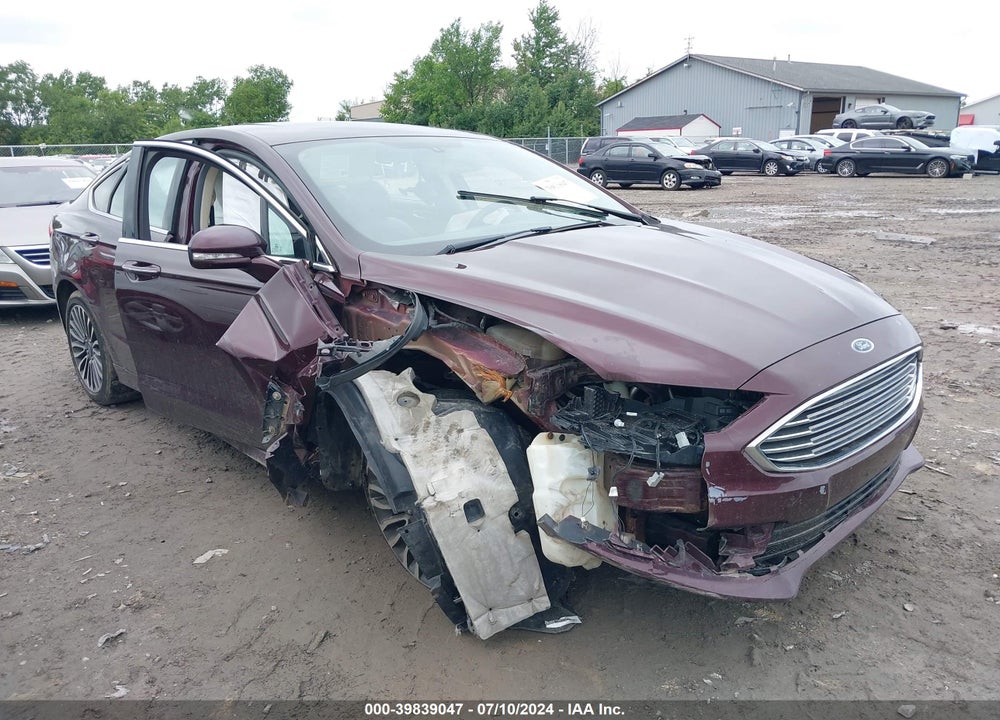 2017 FORD FUSION SE VIN: 3FA6P0T91HR138972