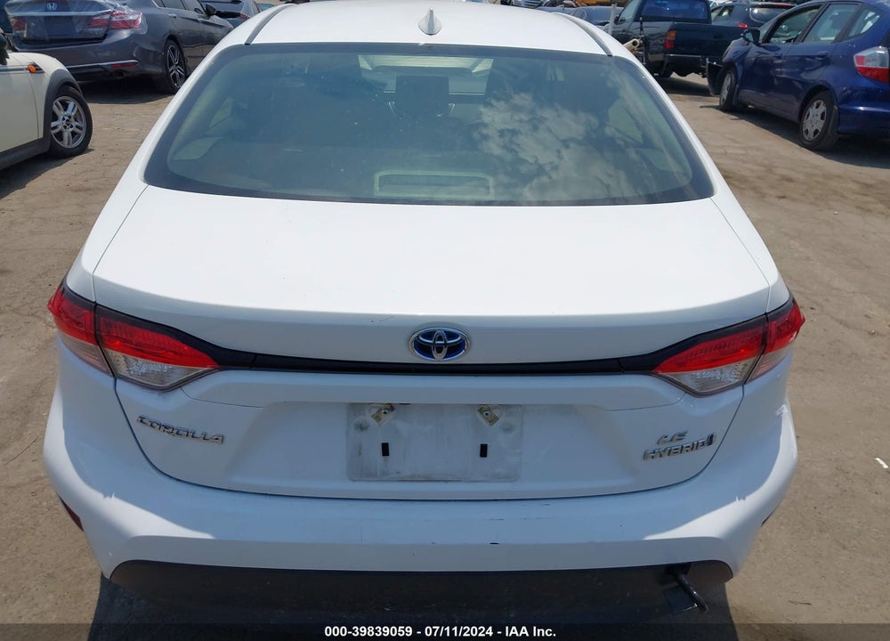 2023 TOYOTA COROLLA HYBRID LE VIN: JTDBCMFE6P3002452