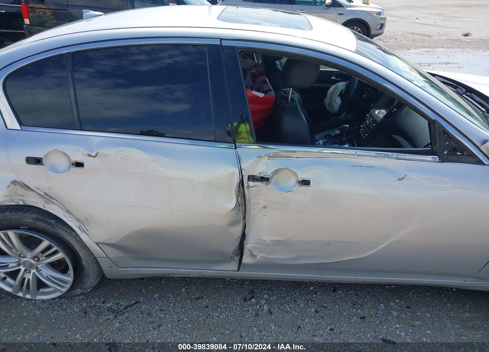 2012 INFINITI G37X VIN: JN1CV6AR3CM975493
