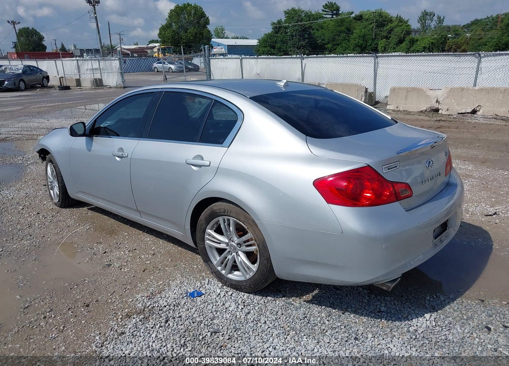 2012 INFINITI G37X VIN: JN1CV6AR3CM975493