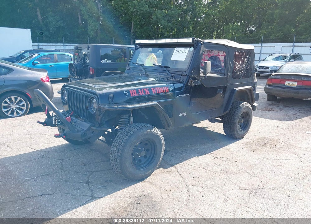2001 JEEP WRANGLER SE VIN: 1J4FA29P01P335510