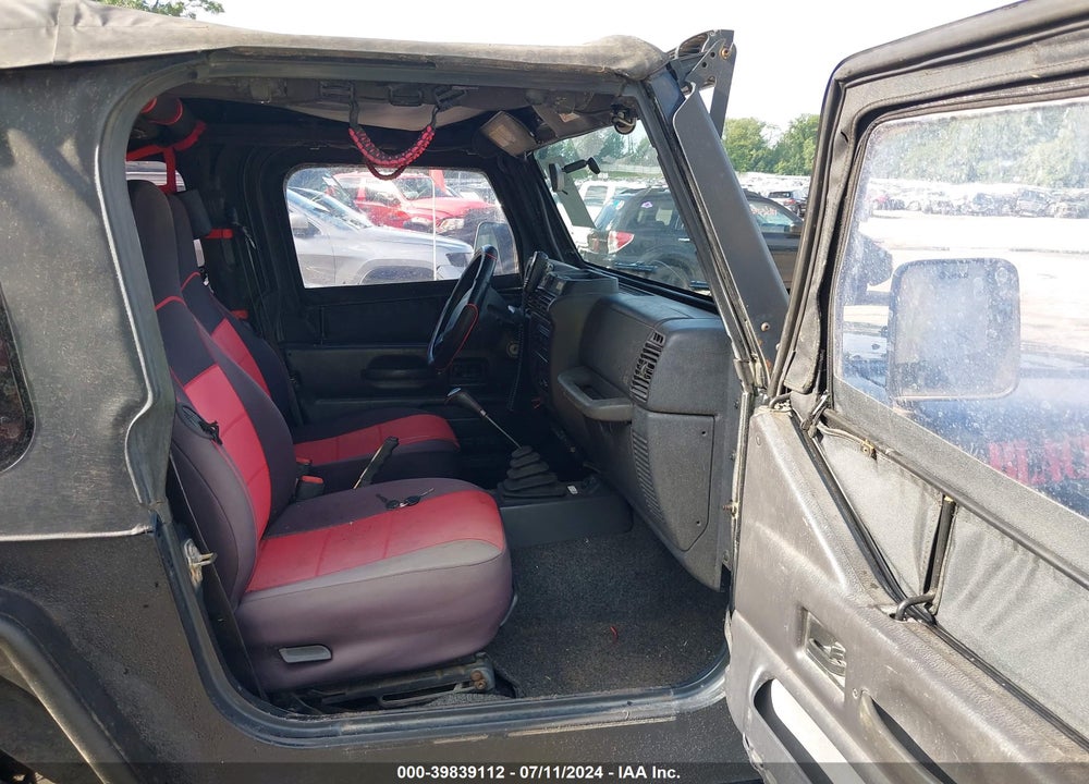2001 JEEP WRANGLER SE VIN: 1J4FA29P01P335510