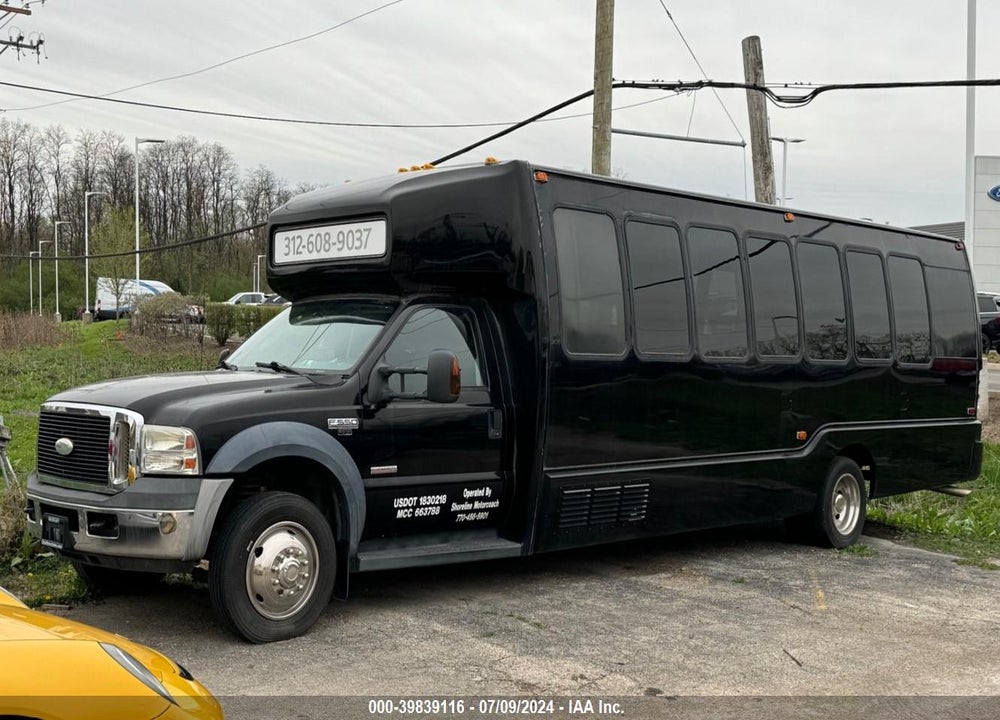 2007 FORD F-550 SUPER DUTY LIMO BUS VIN: 1FDAF56P67EB27848