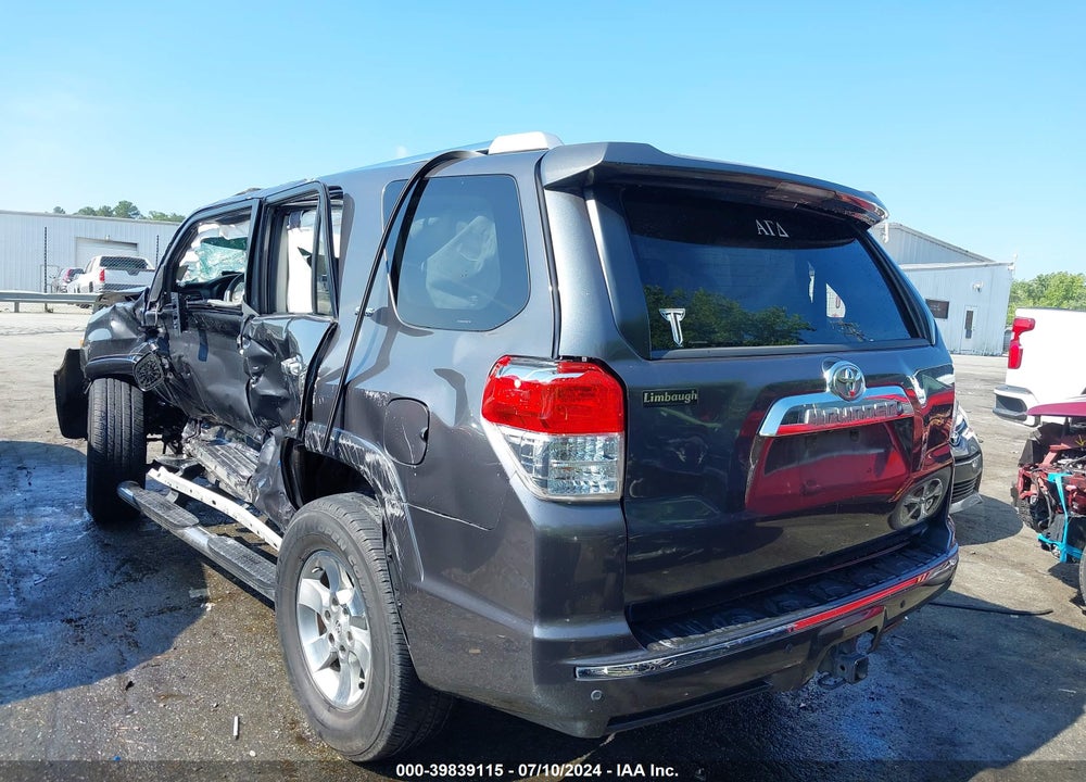 2012 TOYOTA 4RUNNER SR5 VIN: JTEZU5JR4C5039750