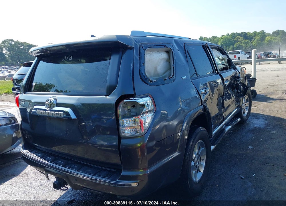 2012 TOYOTA 4RUNNER SR5 VIN: JTEZU5JR4C5039750