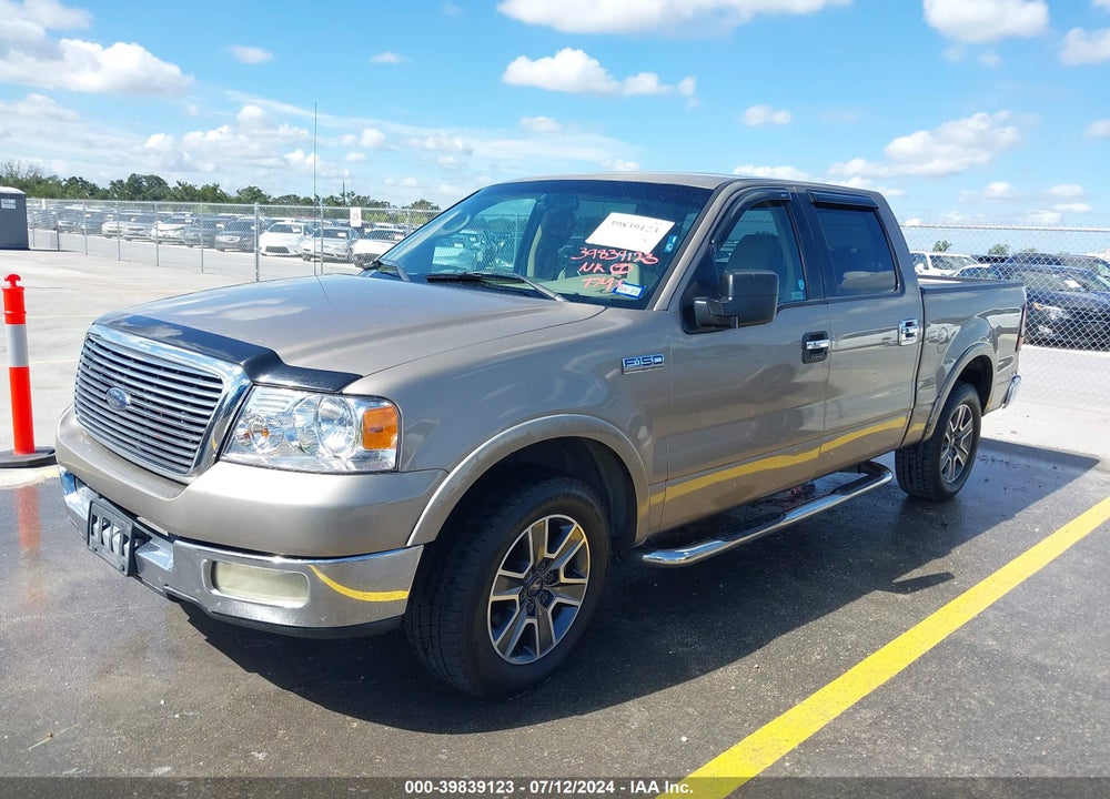 2004 FORD F150 SUPERCREW VIN: 1FTRW12W54KC42242