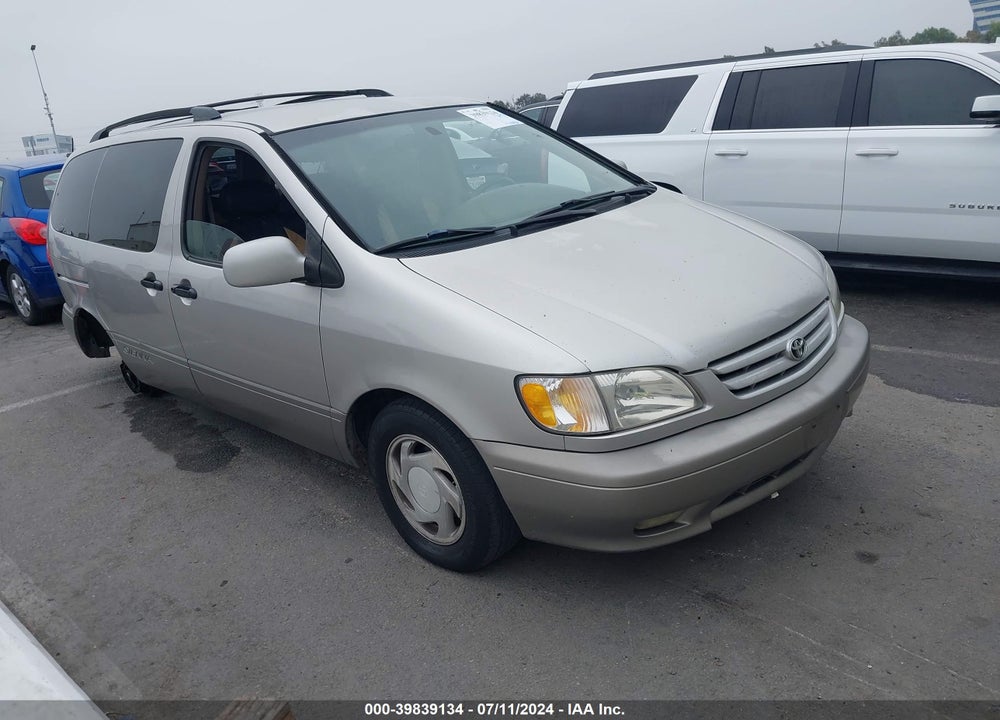2001 TOYOTA SIENNA XLE VIN: 4T3ZF13C41U348401
