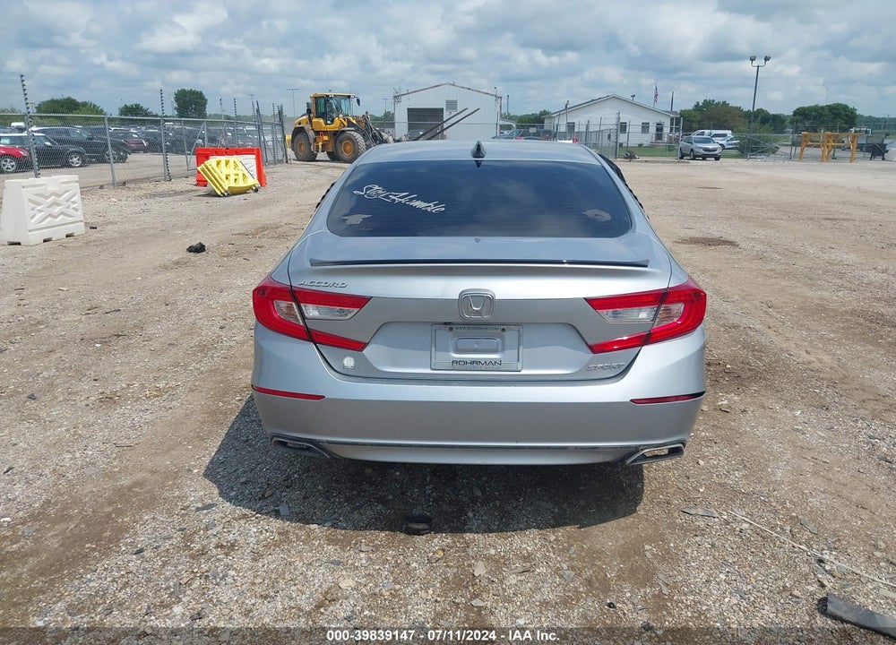 2021 HONDA ACCORD SPORT VIN: 1HGCV1F39MA123268