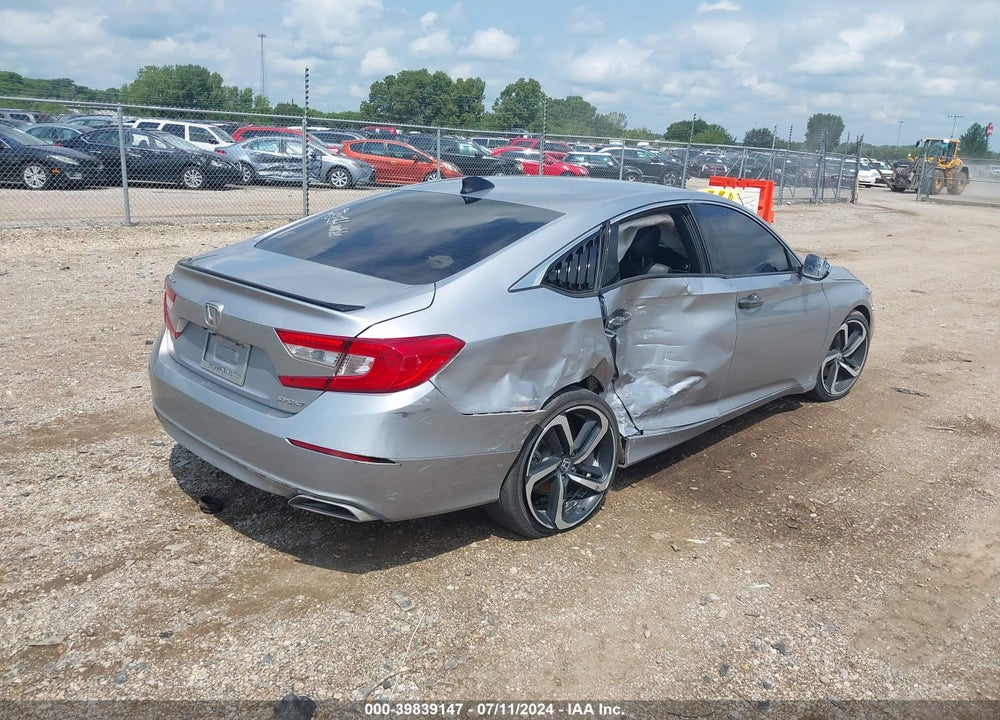 2021 HONDA ACCORD SPORT VIN: 1HGCV1F39MA123268