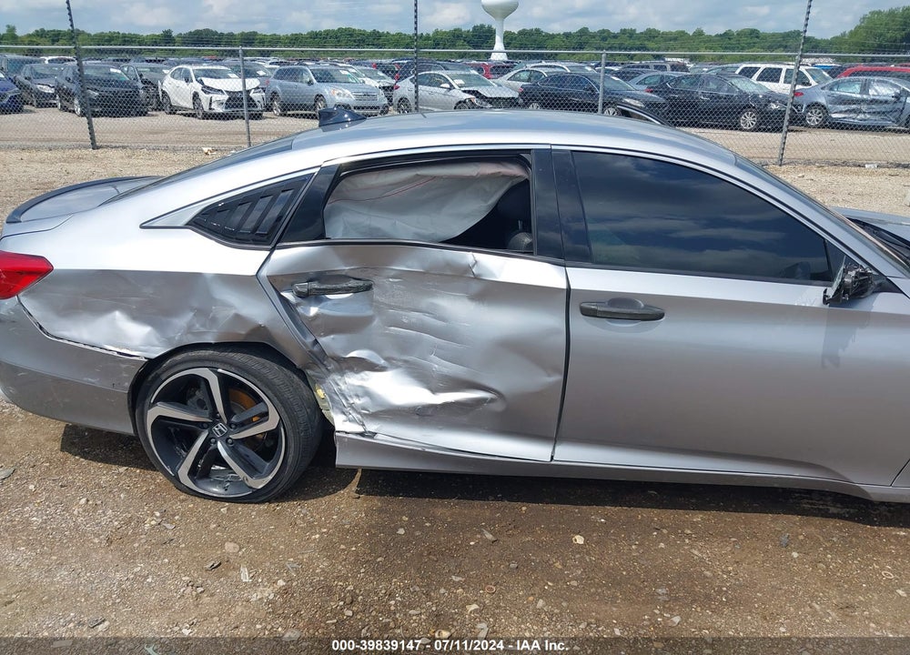 2021 HONDA ACCORD SPORT VIN: 1HGCV1F39MA123268
