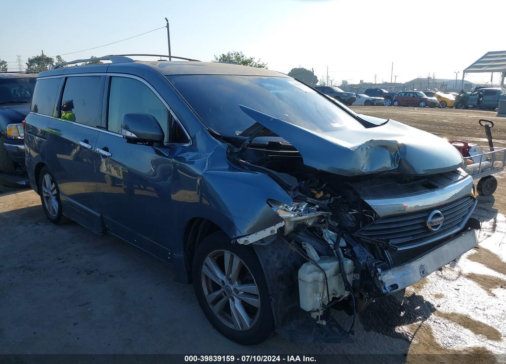 2012 NISSAN QUEST SL VIN: JN8AE2KP5C9033415