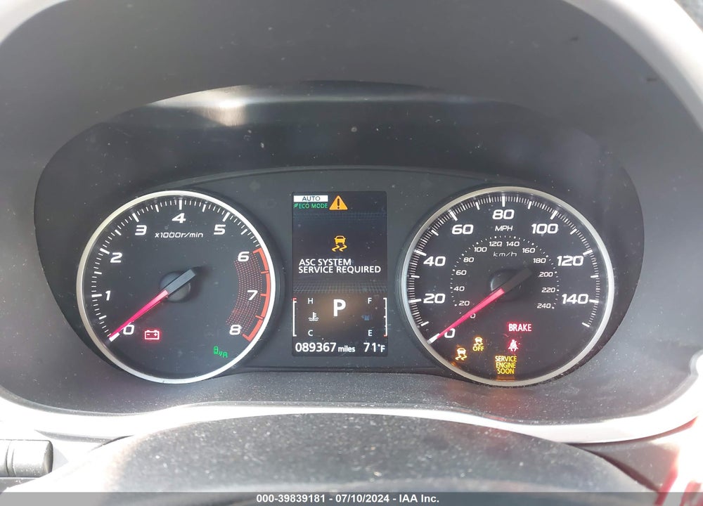 2019 MITSUBISHI ECLIPSE CROSS SEL VIN: JA4AT5AA4KZ000625