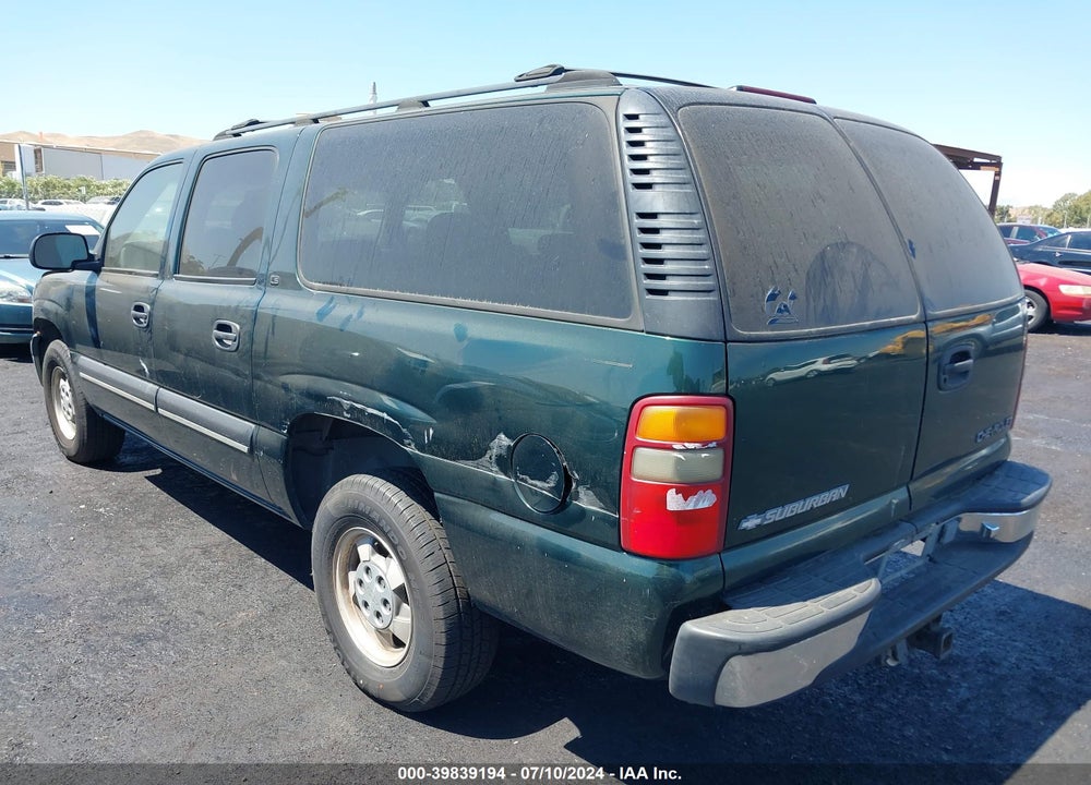 2001 CHEVROLET SUBURBAN 1500 LS VIN: 3GNEC16T51G154244