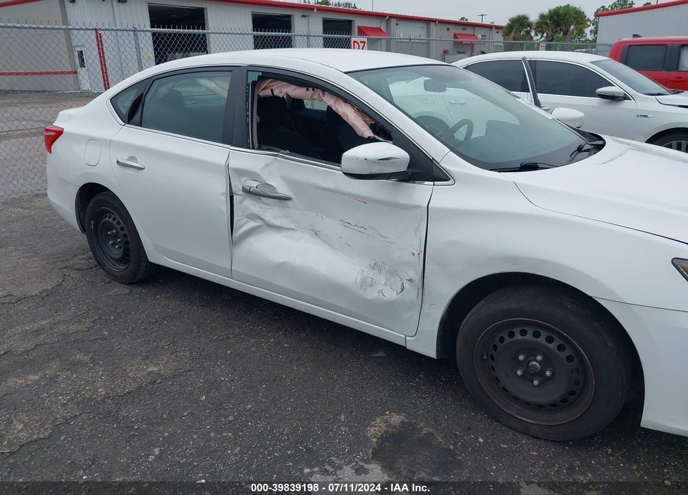 2019 NISSAN SENTRA S VIN: 3N1AB7AP3KY282830