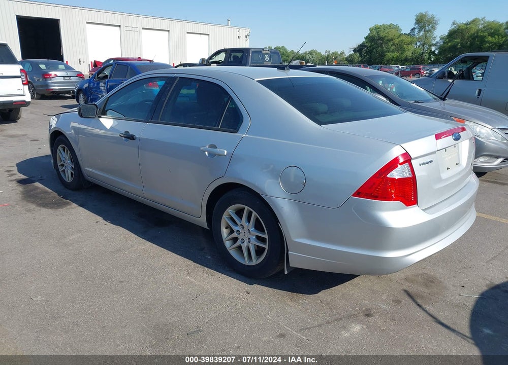 2010 FORD FUSION S VIN: 3FAHP0GA0AR307298
