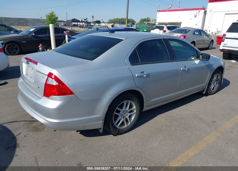 2010 FORD FUSION S VIN: 3FAHP0GA0AR307298