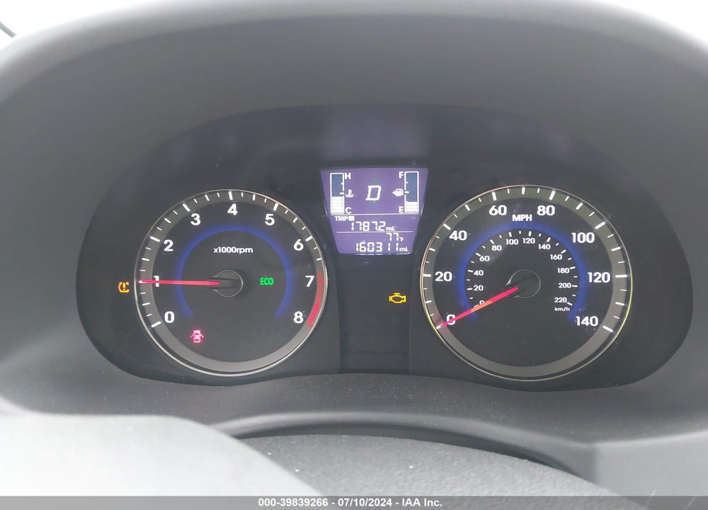 2017 HYUNDAI ACCENT SE VIN: KMHCT4AE6HU188822