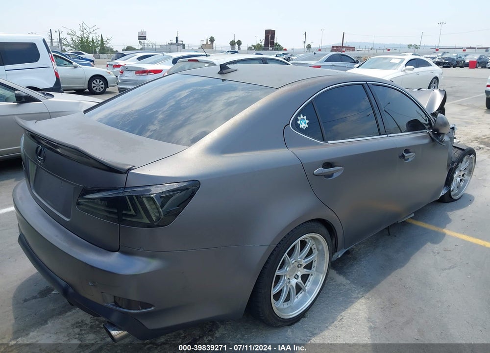 2007 LEXUS IS 250 VIN: JTHBK262172027745