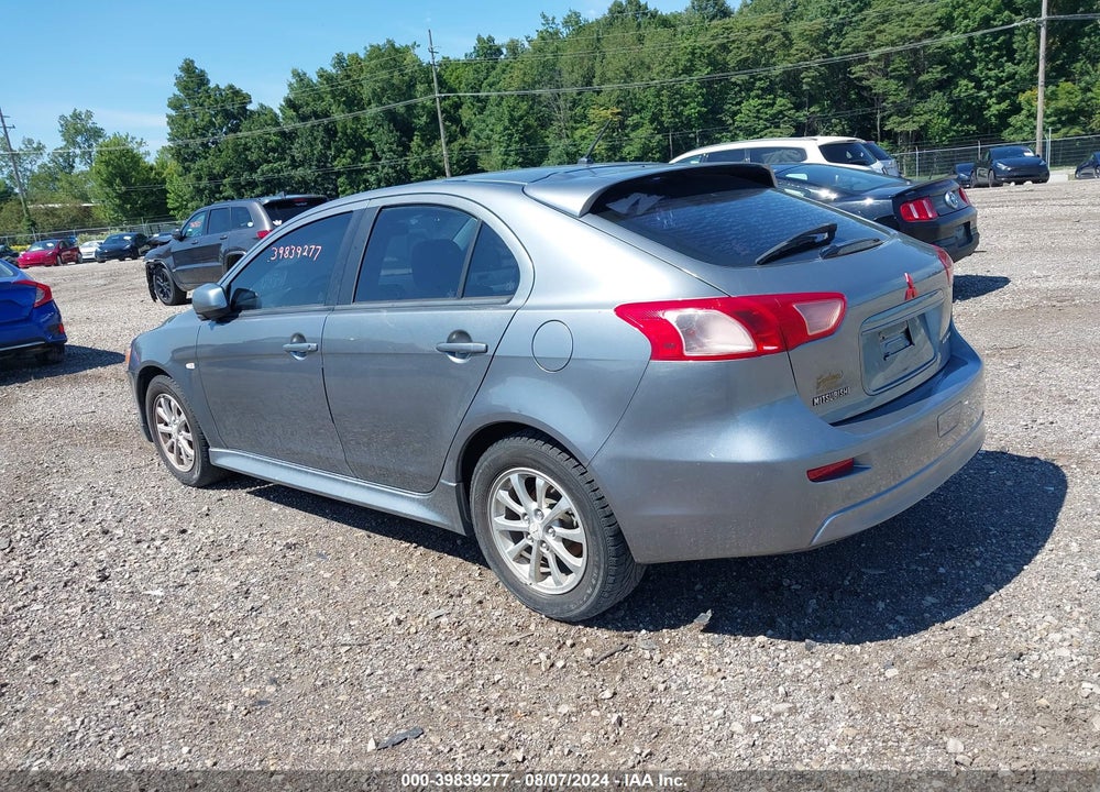 2014 MITSUBISHI LANCER SPORTBACK ES VIN: JA32X2HU9EU600795