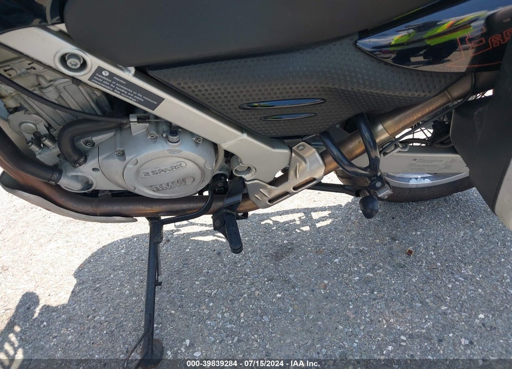 2007 BMW F650 GS VIN: WB10185A07ZL43455