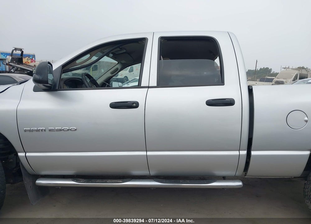 2004 DODGE RAM 2500 SLT/LARAMIE VIN: 3D7KU28C14G193287