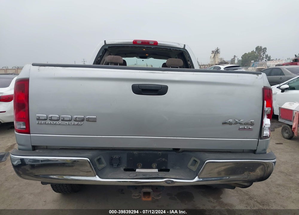 2004 DODGE RAM 2500 SLT/LARAMIE VIN: 3D7KU28C14G193287