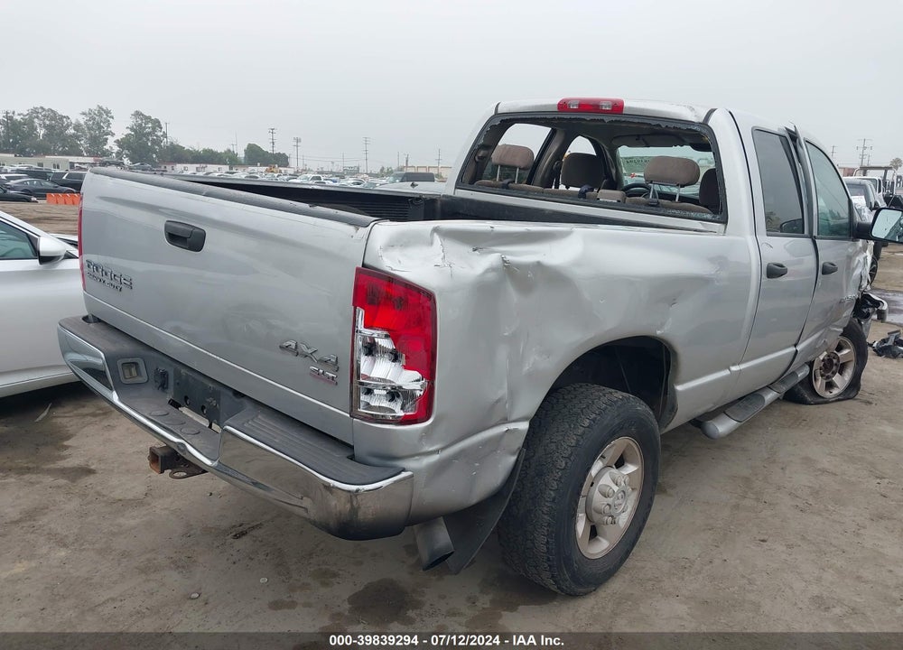2004 DODGE RAM 2500 SLT/LARAMIE VIN: 3D7KU28C14G193287