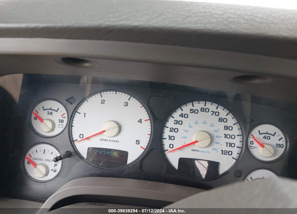2004 DODGE RAM 2500 SLT/LARAMIE VIN: 3D7KU28C14G193287