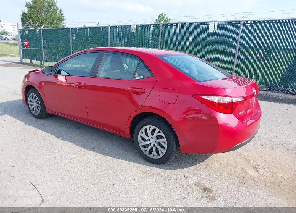 2019 TOYOTA COROLLA LE VIN: 2T1BURHE0KC148417