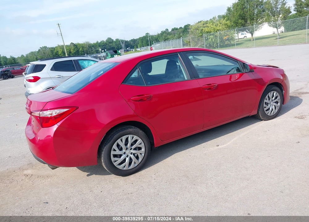 2019 TOYOTA COROLLA LE VIN: 2T1BURHE0KC148417
